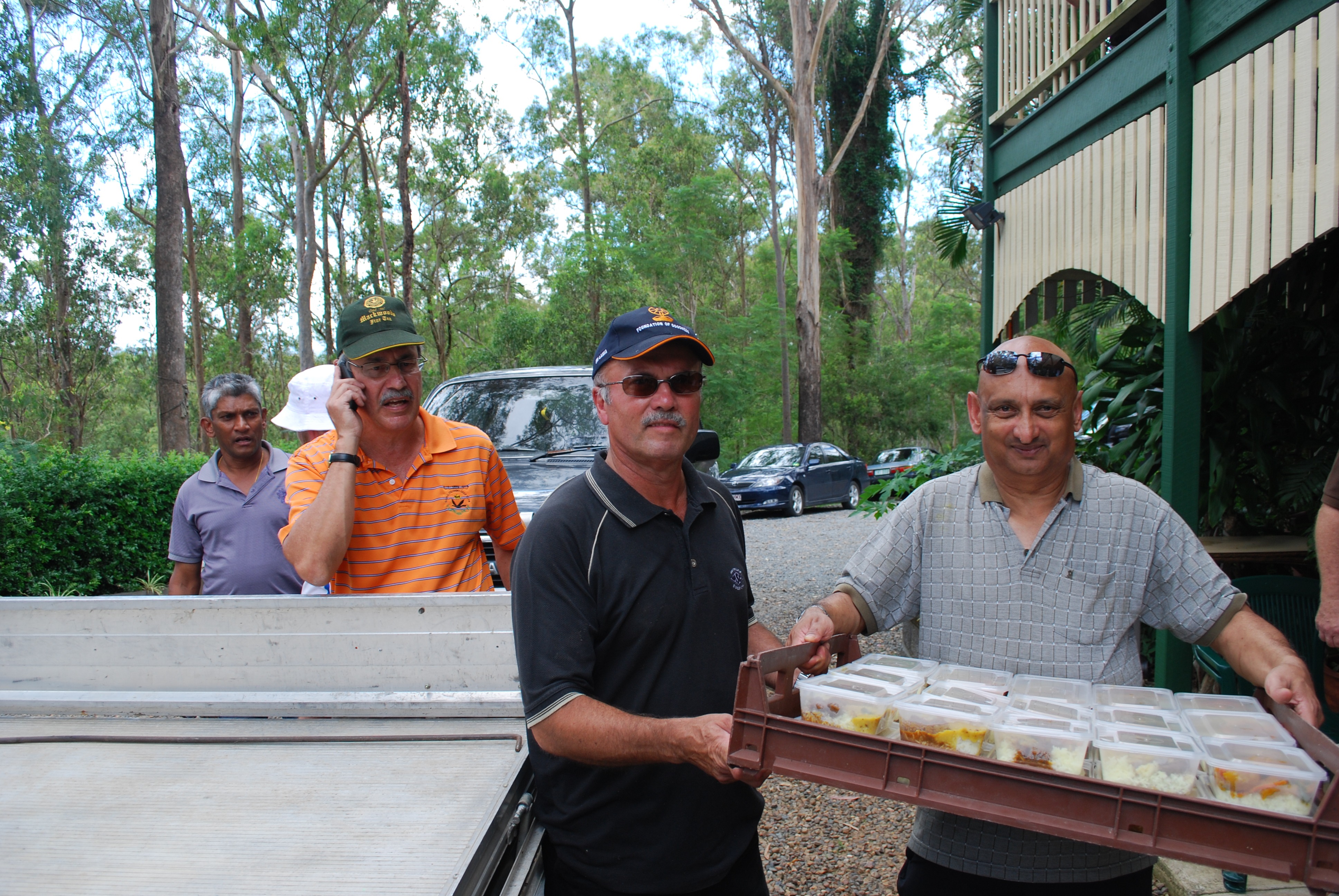 Anthony Swan OAM helping during Queensland floods