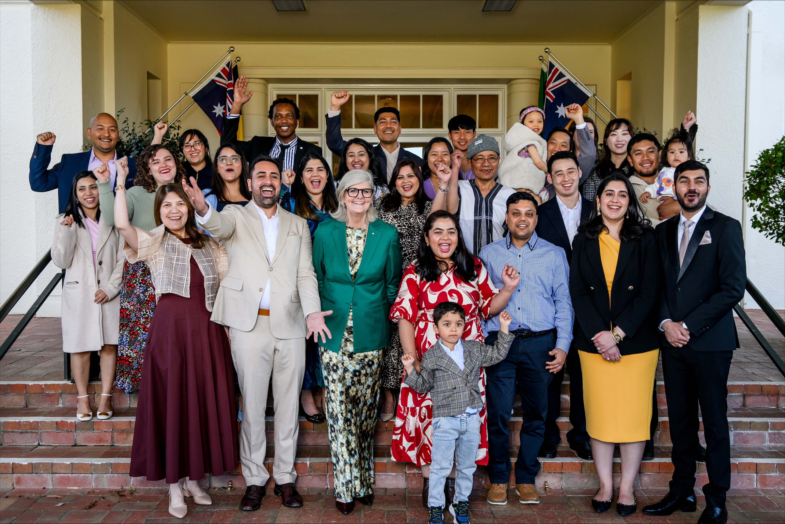 Governor-General with new Australian Citizens