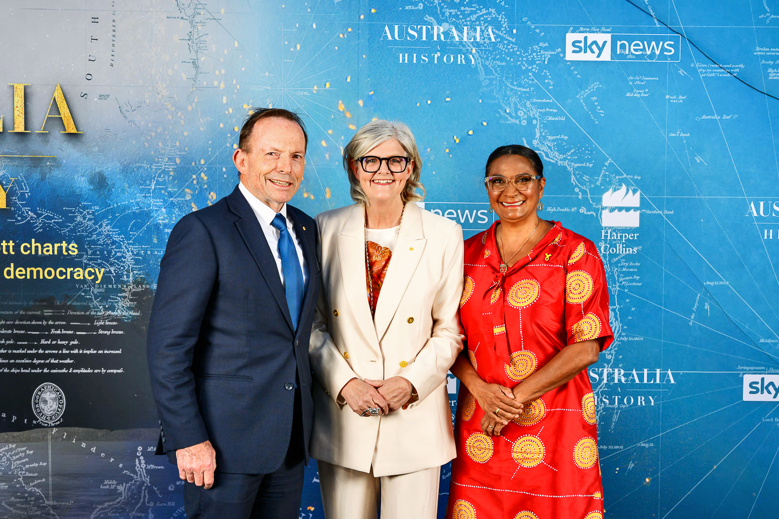 Governor-General with the Hon. Tony Abbott AC and Nova Peris OAM