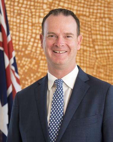 The Official Secretary to the Governor-General, Mr Paul Singer MVO.