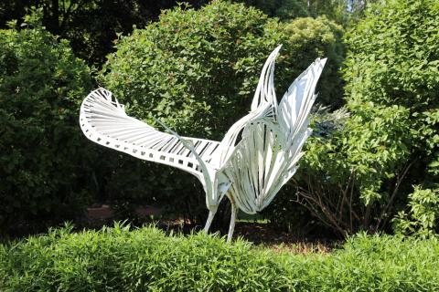 Brolga sculpture