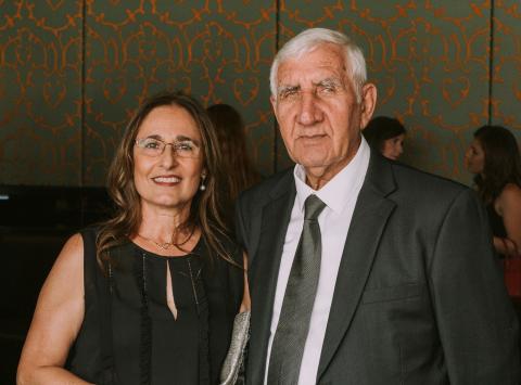 Angelica Poulos OAM and Efstratios Poulos OAM