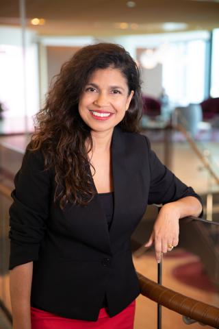 Head shot of Sunita Gloster, smiling